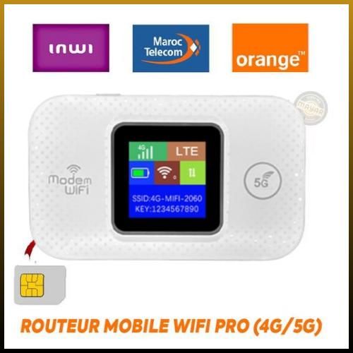 راوتر محمول MF688 WiFi Pro 4G/5G LTE Cat6 – سرعة 300Mbps وبطارية 3000mAh